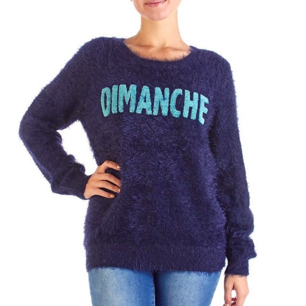 Romeo & Juliet "Dimanche" Fuzzy Sweater